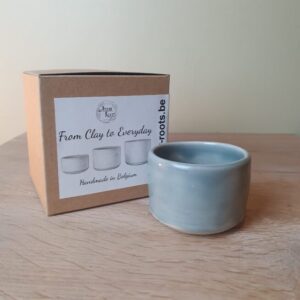 Handmade Ceramic Espresso Cup - foggy gaze