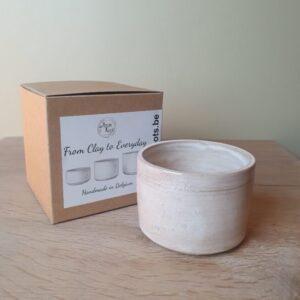 Handmade Ceramic Medium Cup - sandy flow